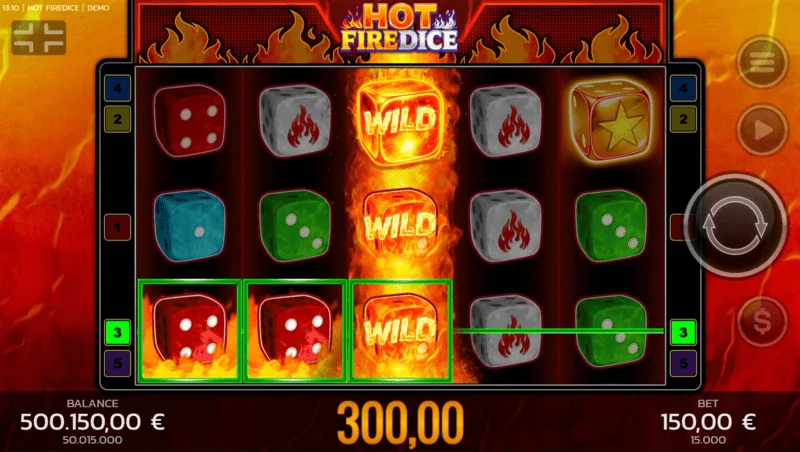 Hot Fire Dice - fitore e madhe përmes Random Wilds